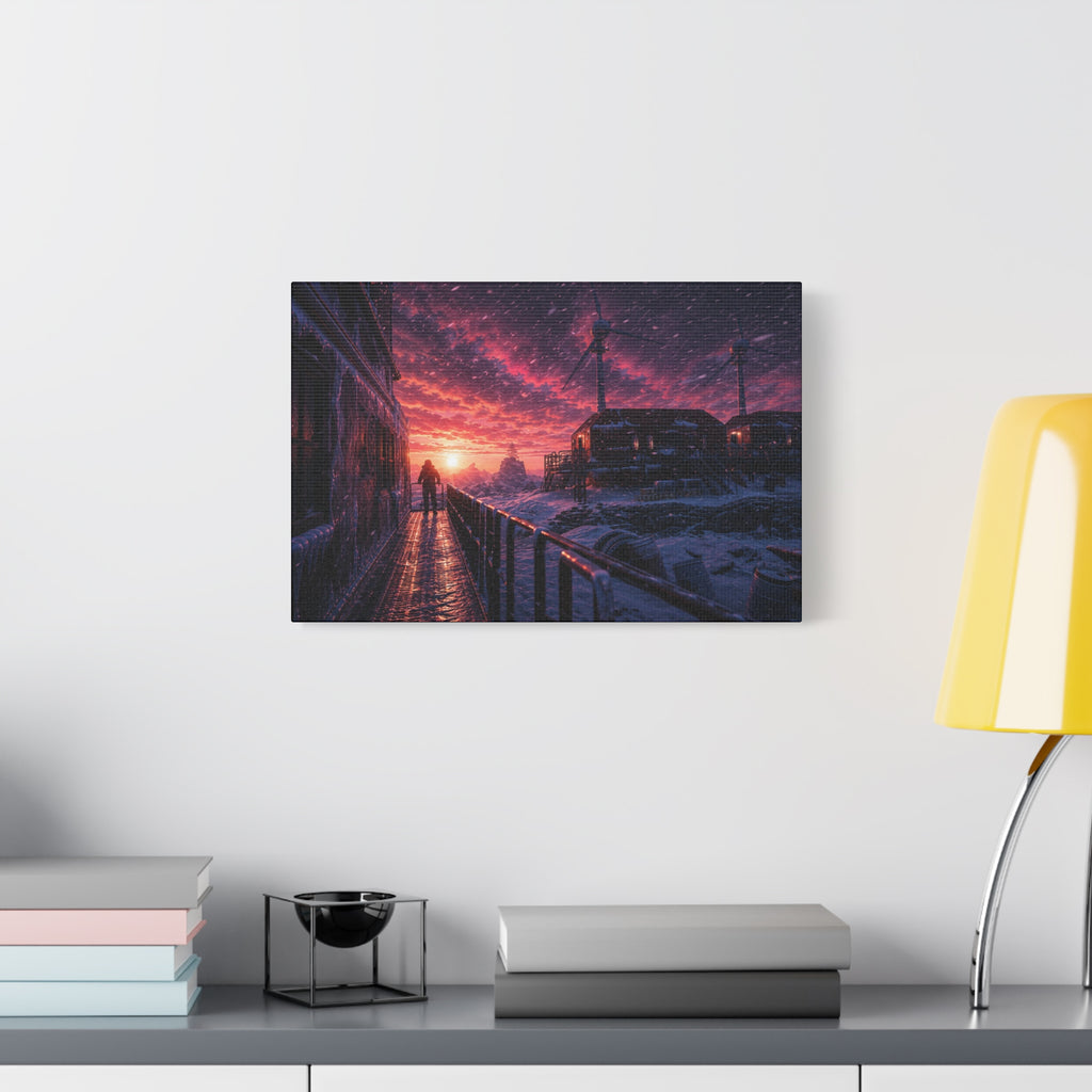 Arctic Research Base – Premium Canvas