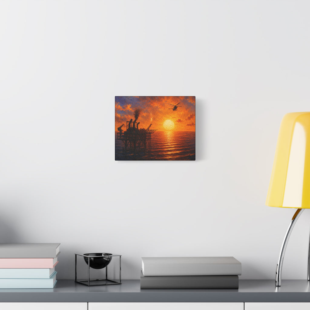 Oil Rig – Premium Canvas