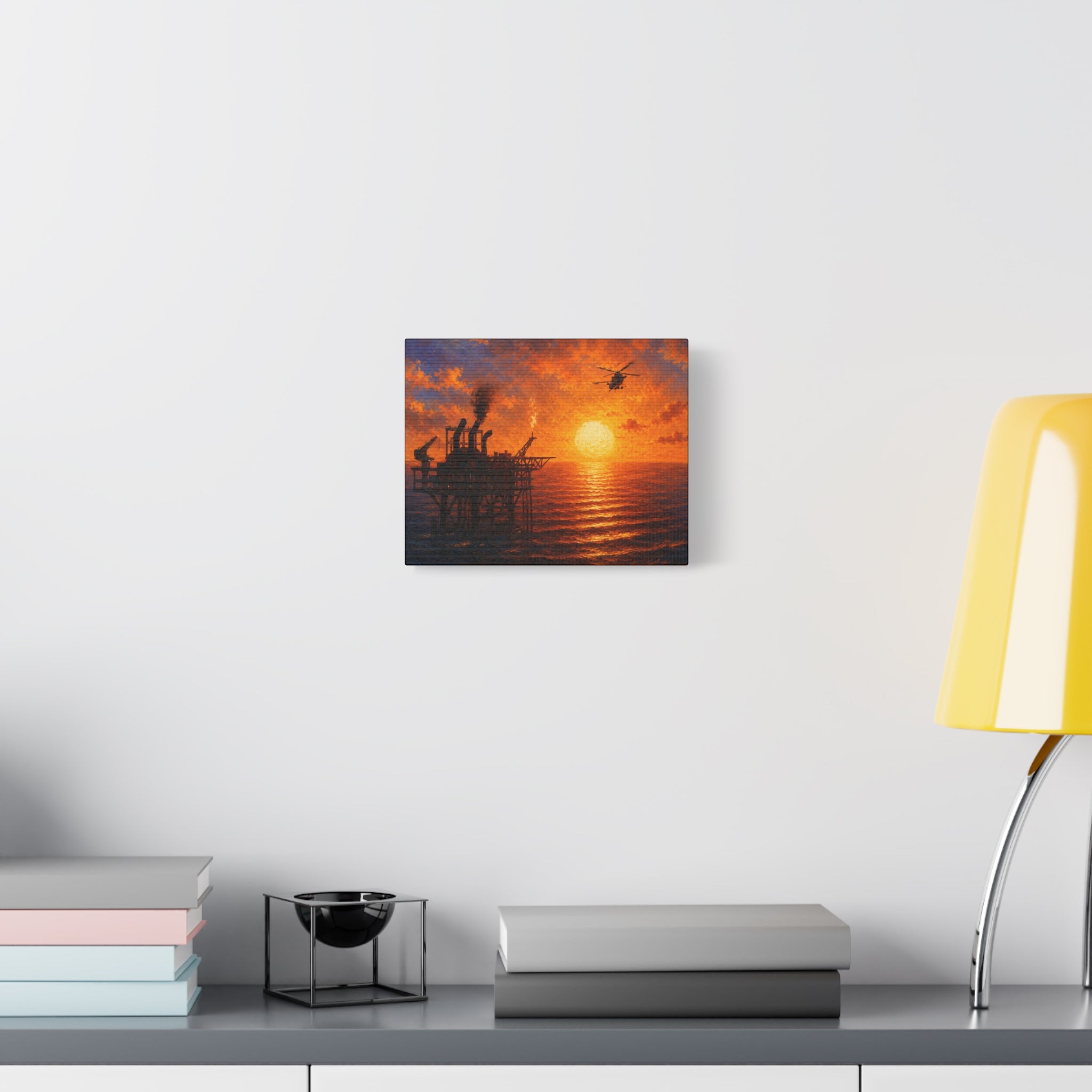 Oil Rig – Premium Canvas