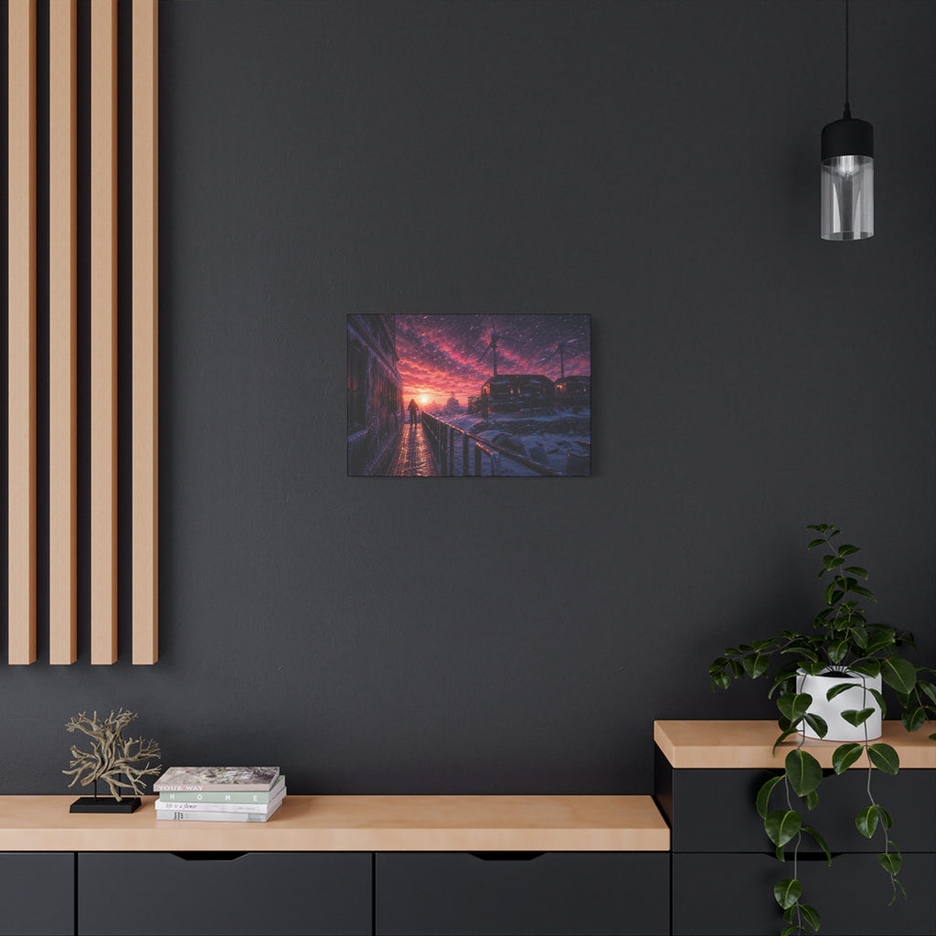 Arctic Research Base – Premium Canvas