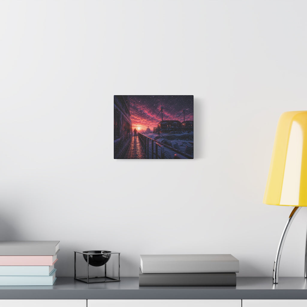 Arctic Research Base – Premium Canvas