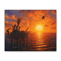 Oil Rig – Premium Canvas